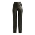 thumbnail image 2 of Sofia Jeans Women's Faux Leather Bootcut Pants, 32.5" Inseam, Sizes XS-2XL, 2 of 4