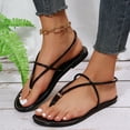thumbnail image 1 of MKLEKYY Sandalias Planas Informales de Tiras para Mujer para Playa: Chanclas Cómodas para El Verano, 1 of 5