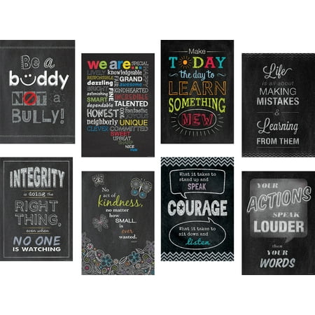 UPC: 0030554066863 | Creative Teaching Press Motivational Inspire U 8-Poster Pack