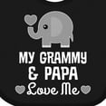 thumbnail image 4 of Inktastic Grammy and Papa Love Me Grandchild Boys or Girls Baby Bib, 4 of 4