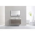 thumbnail image 3 of KubeBath DeLusso 48" Single Sink  Ash Gray Wall Mount Modern Bathroom Vanity, 3 of 5