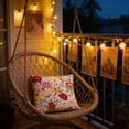 thumbnail image 4 of Fundas para cojines de exterior | Protectores impermeables para cojines de muebles de patio | Fundas decorativas para cojines de jardín, sofá, piscina y tumbona, 4 of 6