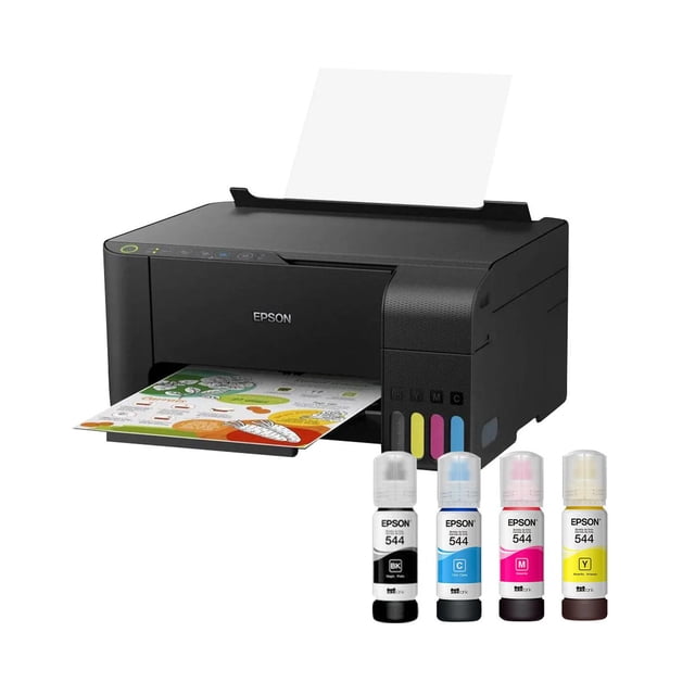 Impresora Multifuncional Epson L3250 Wifi + Kit Tintas T544 negro 25