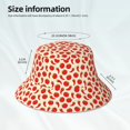 thumbnail image 2 of Kll Tomatoes And Chili Bucket Hat for Women Men Packable Travel Beach Sun Hat Outdoor Rave Accessories Reflective Fisherman Cap, 2 of 6