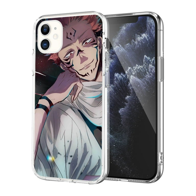 Jujutsu Kaisen Shockproof Clear Case for iPhone 14 PRO Shockproof Clear  Case Anime Painted for Women Girls, Compatible with iPhone 14 PRO 