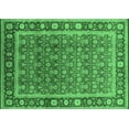 thumbnail image 1 of Ahgly Company Indoor Rectangle Oriental Emerald Green Traditional Area Rugs, 5' x 7', 1 of 4