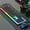 Black, variant on Seebayas Luminous Keyboard and Mouse Set Hovering Keyboard Mechanical Feeling Mouse and Keyboard Colourful RGB Lights