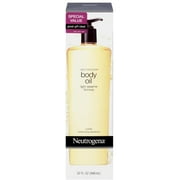 Neutrogena Lightweight Body Oil for Dry Skin, Sheer Moisturizer in Light Sesame Formula, 32 oz (Pack of 6)