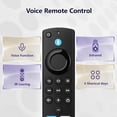 thumbnail image 5 of Voice Replacement Remote Control Compatible with AMZ Streaming  TV Stick Lite, TV Stick 4K, Smart TV (3rd Gen), TV Cube (1st/2nd/3rd Gen), Easy Setup, 5 of 7