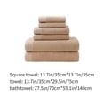 thumbnail image 2 of RKSTN 6-Piece Cotton Towel Set, Yellow, 2 of 2
