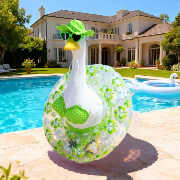Porch Goose Outfits Summer, Porch Geese Outfits Summer Goose Outfit, Summer Goose Outfit Porch Goose Outfits for 23 In Outdoor Garden Yard Patio Statue