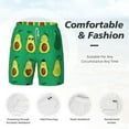 thumbnail image 4 of Kdxio Cartoon Fruit Print Men'S Swim Trunks With Compression Liner 7 Inch Inseam Quick Dry Swim Shorts, 4 of 7
