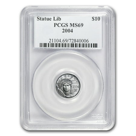 2004 1/10 oz Platinum American Eagle MS-69 PCGS