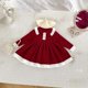 thumbnail image 2 of Odeerbi Niñas Suéter de Punto Vestido Otoño Invierno Vestidos de Algodón de Punto de Lana A-Vestido de Manga Larga Con Cuello Redondo, 2 of 4