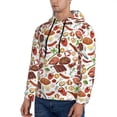 thumbnail image 3 of Naloa Cooking Bbq Men's Casual Hooded Collar Drawstring Hoodies Pullover Sweatshirts Casual Long Sleeve Shirts-3X-Large, 3 of 7