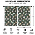 thumbnail image 2 of Blackout Kids Curtains,Dark Green Princess Castle Rainbow Pattern Childrens Insulated Curtains Set Of 2,Bedroom Essentials,Toddler Room Decor 42"x63", 2 of 5