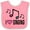 Pink and White, variant on Inktastic Choir Singer Music I Love Singing Girls Baby Bib