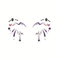 thumbnail image 1 of Almohadillas exfoliantes de cúrcuma para Halloween, pegatinas para el rostro y los ojos, delineador de ojos, sombra de ojos, pegatinas temporales, pegatinas para mujeres y niñas, disfraces de Hallowee, 1 of 3
