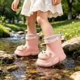 thumbnail image 2 of Toddler Rain Boots for Boys Waterproof Kids 3D BEAR EVA Boots, 2 of 5
