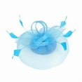 thumbnail image 6 of Butterfly Meshes Hat Headbands Stylish Women's Fascinator Hat Hairpiece for Weddings and Parties, 6 of 11