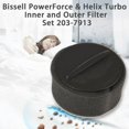 thumbnail image 2 of Ensemble de 2 Filtres Intérieurs et Extérieurs Lavables Compatible avec Aspirateur Bissell Powerforce Helix, 2 of 5