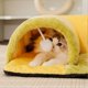 thumbnail image 3 of 3-in-1 Kittens Cat Bed with Plush Ball Household Keep Warming Pet Nests for Indoor Cat, 3 of 5