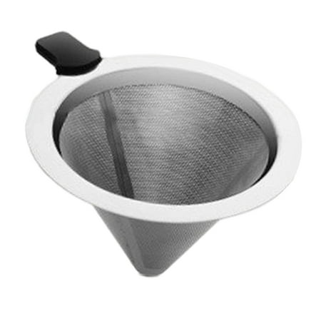 

Coffee Maker Pour over Coffee Dripper Easy to Use Reusable for Single Cup Brew Coffee Strainer Coffee Filter for Travel Indoor Home V Filter