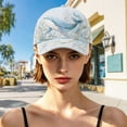 thumbnail image 6 of FUZHIQ 3D Ocean Creatures Embroidered Baseball Cap for Women Men Adjustable Soft Breathable Hats Elegant Trendy Headwear for Shopping Travel Daily Vacation, 6 of 7