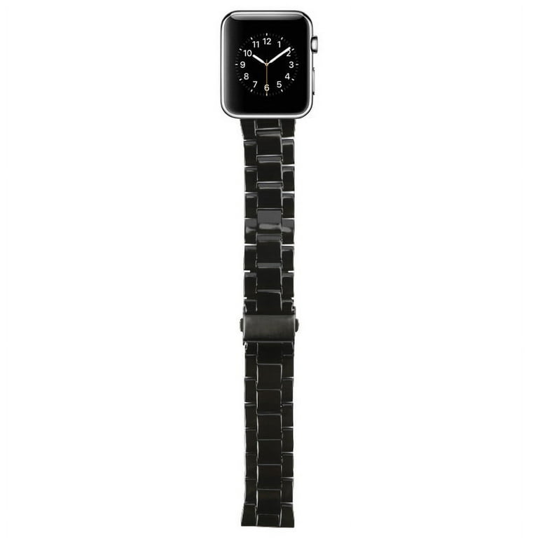 Bracelets Montre Cuir Apple Watch 38/40mm Vachette Satinée Manhattan