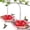 Red-2Pcs, variant on 2-Pack Hummingbird Feeder for Outdoors Hanging,16 OZ Humming Birds Feeders with 30 Bee Proof Leak Proof Feeding Ports,Bird Feeder for Outside,Gifts for Women Mom,Hanging Garden Yard Décor