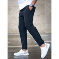 thumbnail image 4 of Men's Lightweight Hiking Pants Quick Dry Outdoor Sweatpants with Pockets for Athletic Workout Casual Travel Navy M, 4 of 5