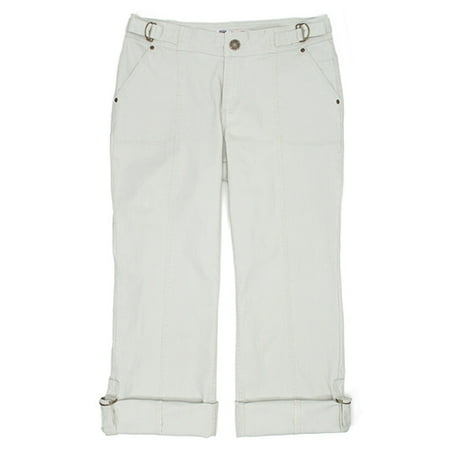 Faded Glory - Women's Plus Roll Leg Twill Pant