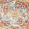thumbnail image 4 of SAFAVIEH Madison Zachary Vintage Traditional Area Rug, Light Grey/Light Blue, 6'7" Round, 4 of 5