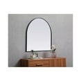 thumbnail image 5 of Metal Frame Arch Mirror 36x36 Inch in Black, 5 of 9
