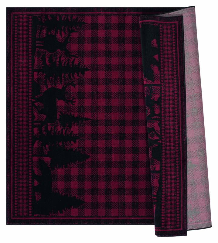United Weavers Plateau Timber Lodge Nature Accent Rug, Red, 1'10" x 3'