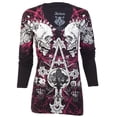 thumbnail image 2 of Archaic by Affliction Women's T-shirt Tall Tale, 2 of 8