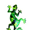 thumbnail image 3 of Escultura de Gecko de animales de hierro forjado Gecko para colgar en la pared al aire libre del jardín (D) Ehuebsd Libre de BPA, 3 of 8