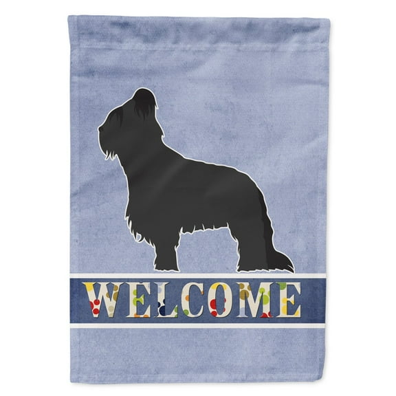 Carolines Treasures BB5530GF Briard Welcome Flag Garden Size  Small multicolor