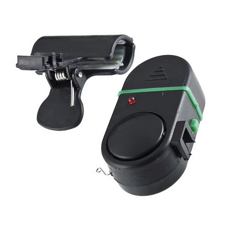 Hanas Waterproof Fishing Alarm Fishing Rod Electronic Sound Light Alarm  Bell 