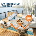 thumbnail image 6 of Outdoor Area Rug Waterproof Plastic Straw Rug, Plastic Straw RV Mat, Stain-Resistant Indoor Outdoor Carpet for Patio, Deck, Balcony, Picnic & Beach, 6 of 10