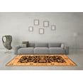 thumbnail image 3 of Ahgly Company Indoor Rectangle Oriental Orange Traditional Area Rugs, 2' x 4', 3 of 4