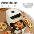 thumbnail image 3 of LRXIYODE Toaster Oven Pans Round Stainless Steel 1Pcs for Home Cooking, 3 of 5