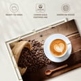 thumbnail image 6 of Elephant Stock Latte Coffee Wall Art - Horizontal Canvas Wall Art - Living Room Wall Decor - Food And Drink Canvas - White And Brown Decor - 48" x 32", 6 of 8