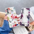 thumbnail image 2 of Bonita funda de teléfono con flores, funda suave transparente para Samsung Galaxy S21 FE S21 plus S22 Ultra A22 A32 A52 A72 A82 A53 A73 A71 A51 Note 20 zhangyuxiang LED, 2 of 2