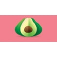 thumbnail image 4 of Avocado Piggy Bank, Cut out Slice of Fresh and Healthy Avocado with Vibrant Summer Colors, Ceramic Coin Bank Money Box for Cash Saving, 3.6" X 3.2", Pale Pink Green Brown, by Ambesonne, 4 of 4