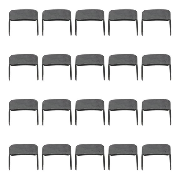 20 Pcs Latch Sliders for Bags Zipper Pull Replacements Black