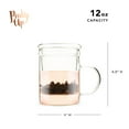 thumbnail image 4 of Pinky Up Blake Glass Tea Cup with Infuser and Lid, Travel Tea Mug, 12 oz, 4 of 6