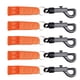 thumbnail image 2 of EeaseMX 10 silbatos de supervivencia para exteriores, portátiles, de emergencia, para acampar (naranja), 2 of 7