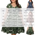 thumbnail image 2 of Iyufng Women's Summer Dresses V-Neck Printed Short Sleeve Mini Dress, 2 of 8