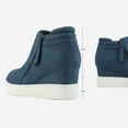 thumbnail image 5 of Dream Pairs Women's Platform Casual Sneaker Ankle Booties Wedge Ankle Boots WEDGE-SNKR-2 NAVY Size 7.5, 5 of 5